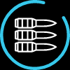Icon Phaser mit Dauerfeuer