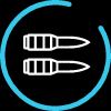 Icon Phaser mit Salven-Schuss
